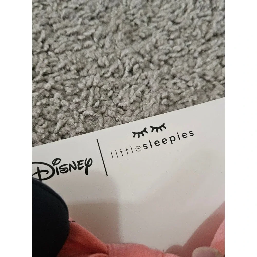 Disney Little Sleepies Minnie Mouse Pink Coral Knotted Headband NWT